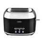 TOASTER BLACK 2SLOTS 7"H