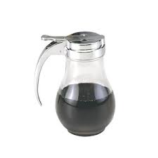 GLASS SYRUP DISPENSER