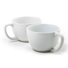 PORC SOUP MUG SET OF 2