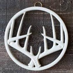 WHITE ANTLER TRIVET