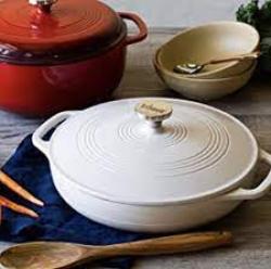 3.6 QT WHITE LODGE DUTCH OVEN