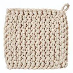 NATURAL CROCHET POT HOLDER