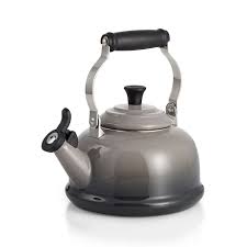 OYSTER GREY WHISTLING TEA KETTLE