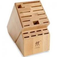 20 PLACE WOOD KNIFE BLOCK